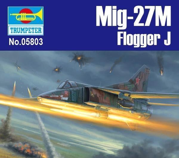 Trumpeter - 1:48 Mig-27M Flogger J Fighter Assembly Kit