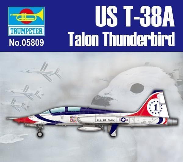 Trumpeter - 1:48 US T-38A Talon Thunderbird Fighter Assembly Kit