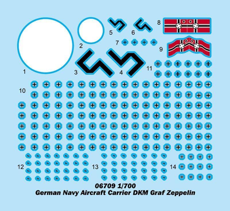 Trumpeter - 1:700 DKM Graf Zeppelin Assembly Kit