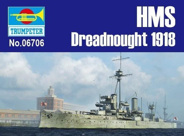Trumpeter - 1:700 HMS Dreadnought 1918 Warship Assembly Kit