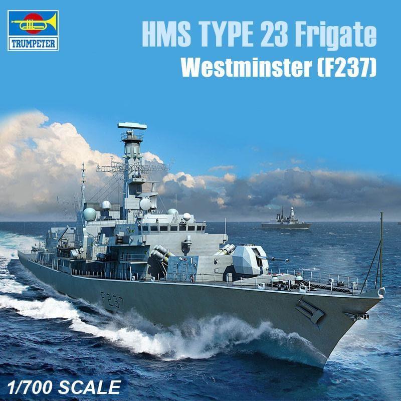Trumpeter - 1:700 HMS TYPE 23 Frigate Westminster F237 Assembly Kit