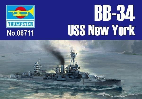 Trumpeter - 1:700 USS New York BB-34 Warship Assembly Kit