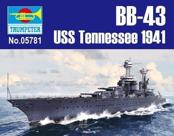 Trumpeter - 1:700 USS Tennessee BB-43 1941 Warship Assembly Kit