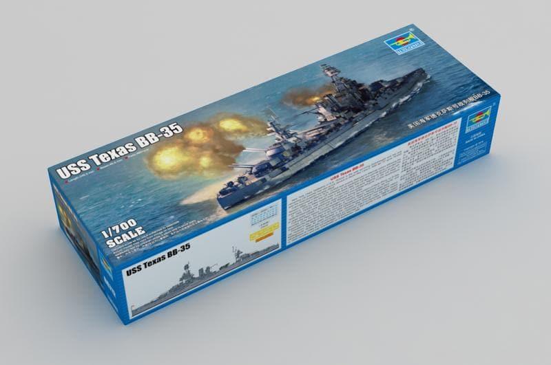 Trumpeter - 1:700 USS Texas BB-35 Warship Assembly Kit