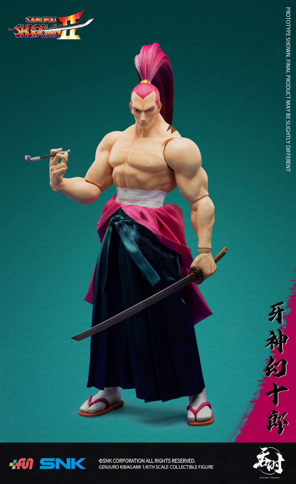 Tunshi Studio - 1:6 Kibagami Genguro Action Figure - inshobby.com