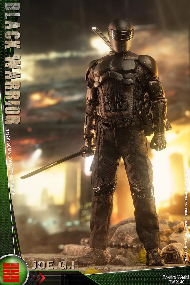 Twelve World - 1:12 Black Warrior Action Figure - inshobby.com