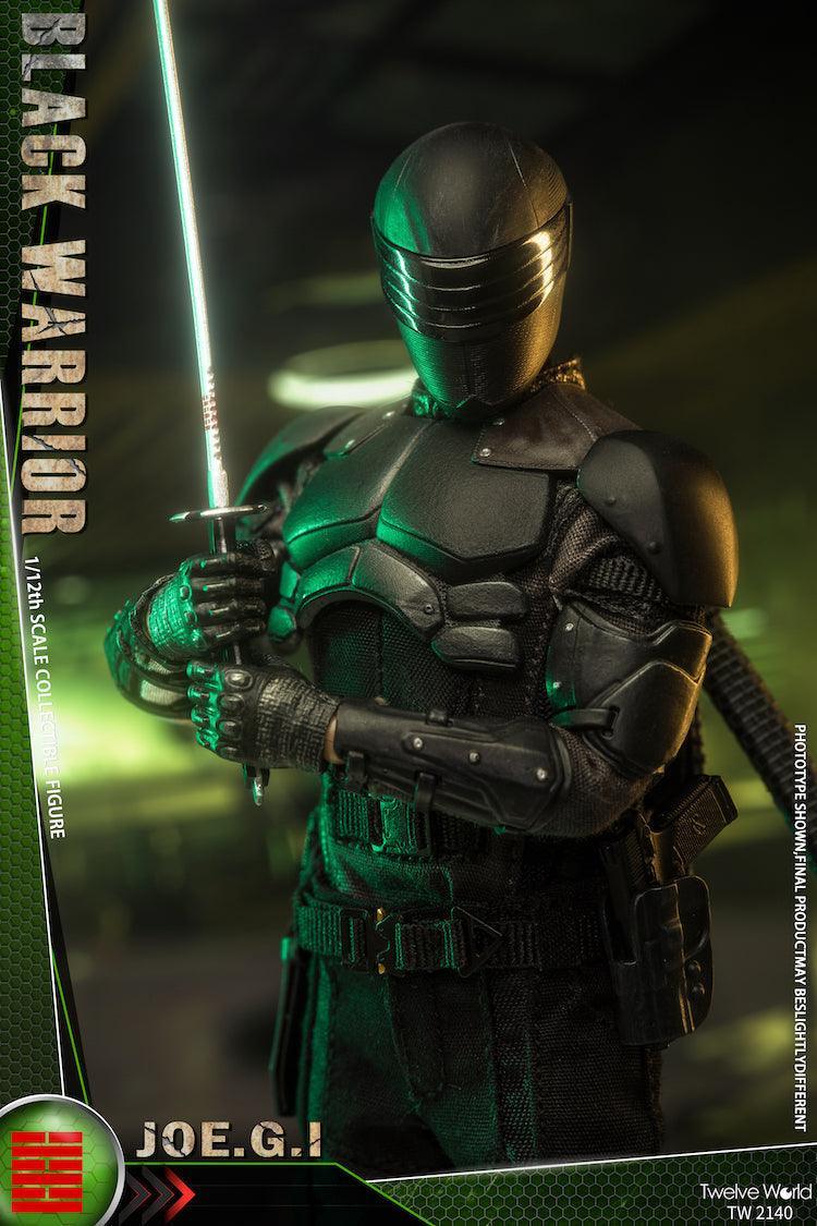 Twelve World - 1:12 Black Warrior Action Figure - inshobby.com