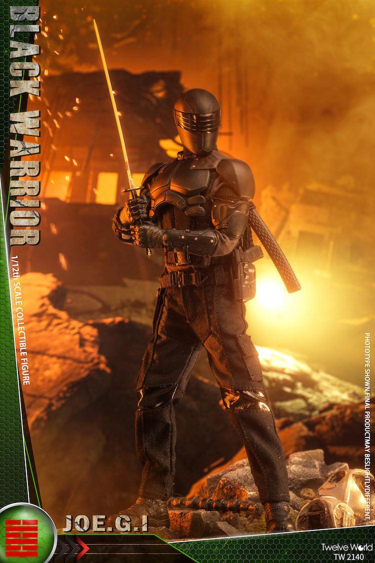 Twelve World - 1:12 Black Warrior Action Figure - inshobby.com