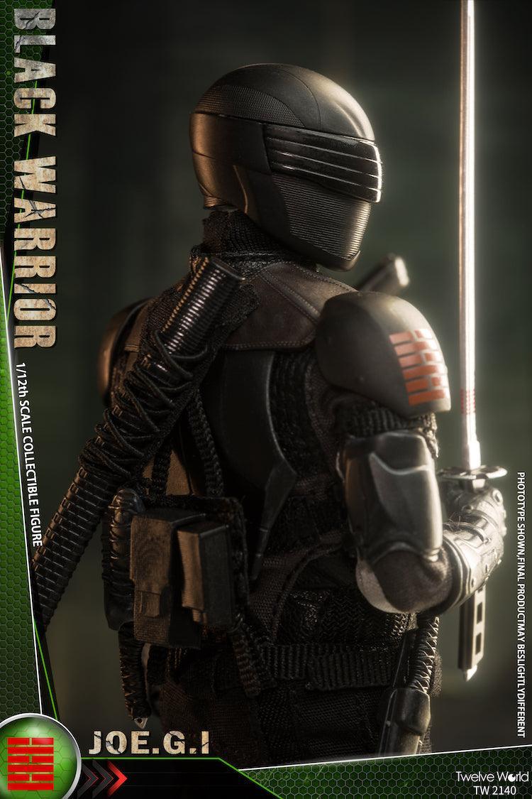 Twelve World - 1:12 Black Warrior Action Figure - inshobby.com