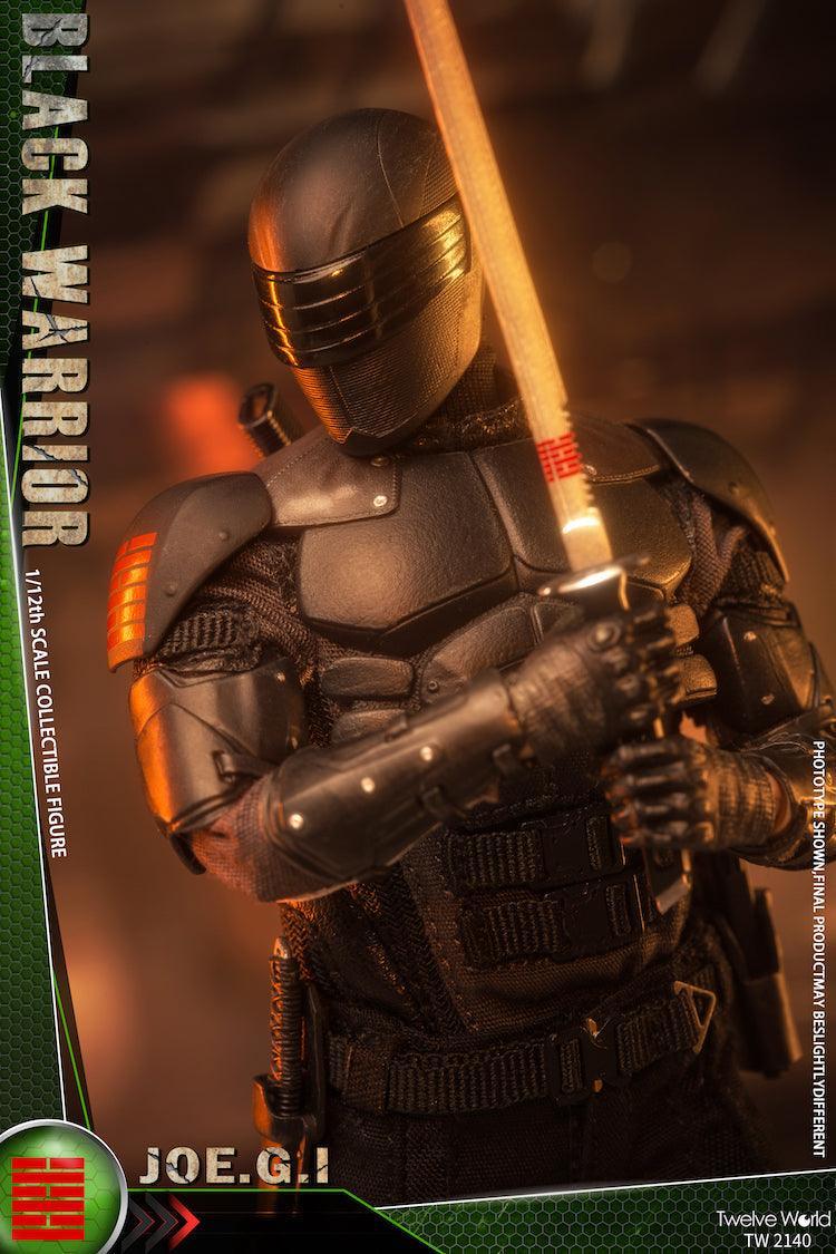 Twelve World - 1:12 Black Warrior Action Figure - inshobby.com