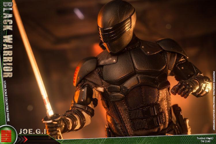 Twelve World - 1:12 Black Warrior Action Figure - inshobby.com