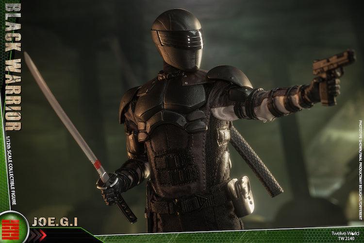 Twelve World - 1:12 Black Warrior Action Figure - inshobby.com