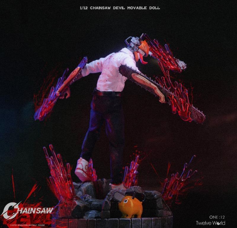 Twelve World - 1:12 Chainsaw Devil Action Figure - inshobby.com