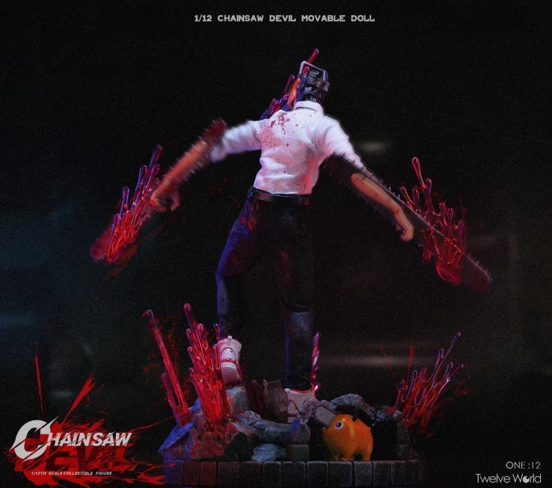Twelve World - 1:12 Chainsaw Devil Action Figure - inshobby.com