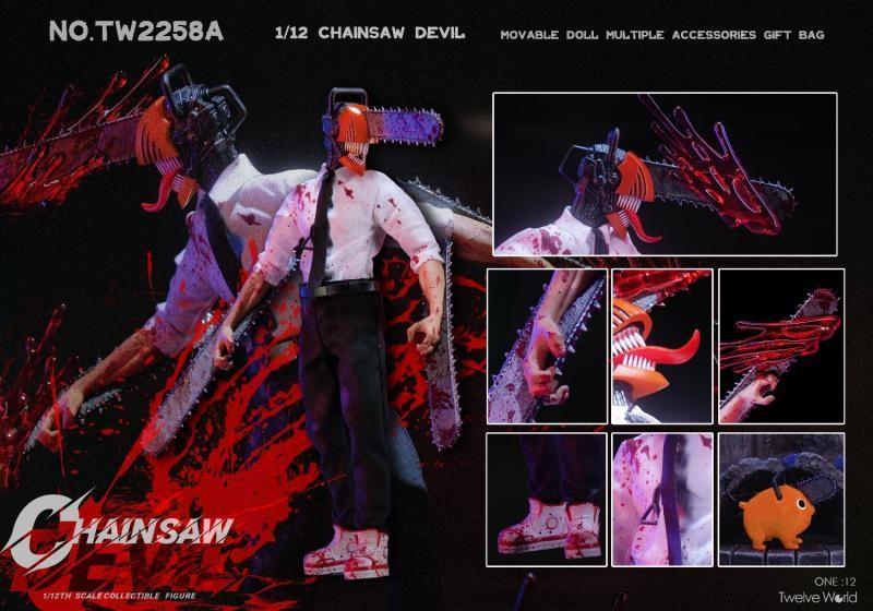 Twelve World - 1:12 Chainsaw Devil Action Figure - inshobby.com