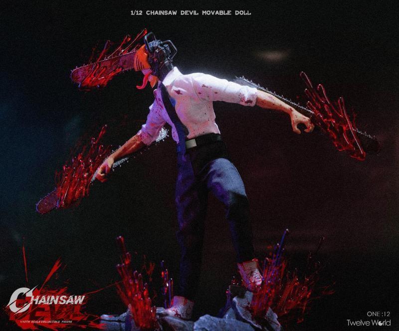 Twelve World - 1:12 Chainsaw Devil Action Figure - inshobby.com