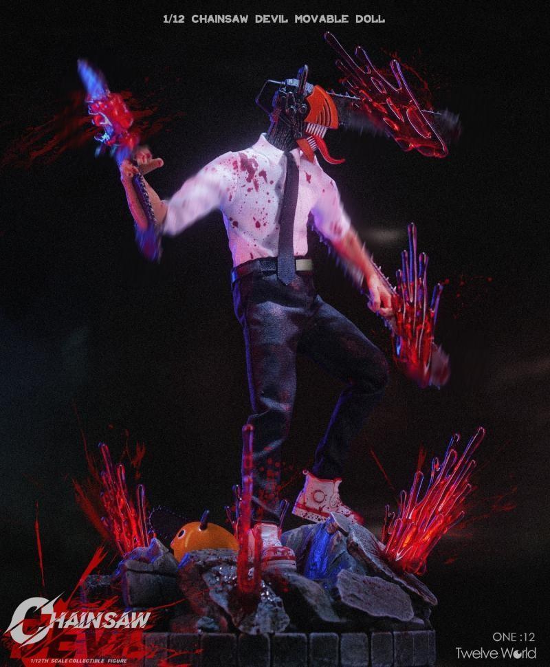 Twelve World - 1:12 Chainsaw Devil Action Figure - inshobby.com