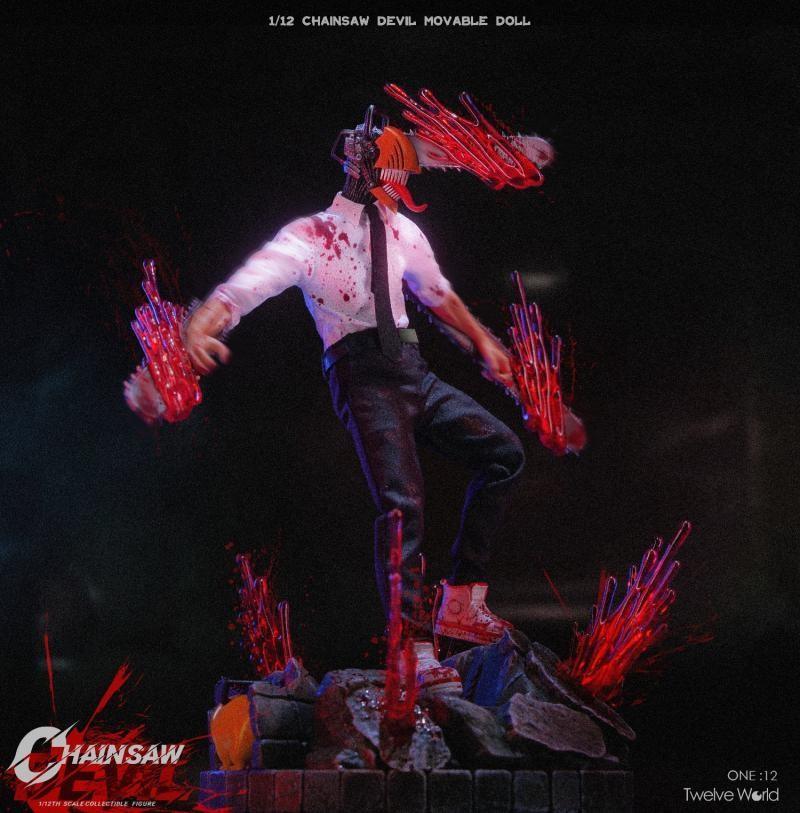 Twelve World - 1:12 Chainsaw Devil Action Figure - inshobby.com