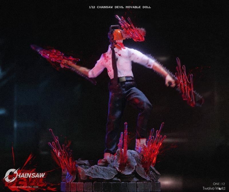 Twelve World - 1:12 Chainsaw Devil Action Figure - inshobby.com