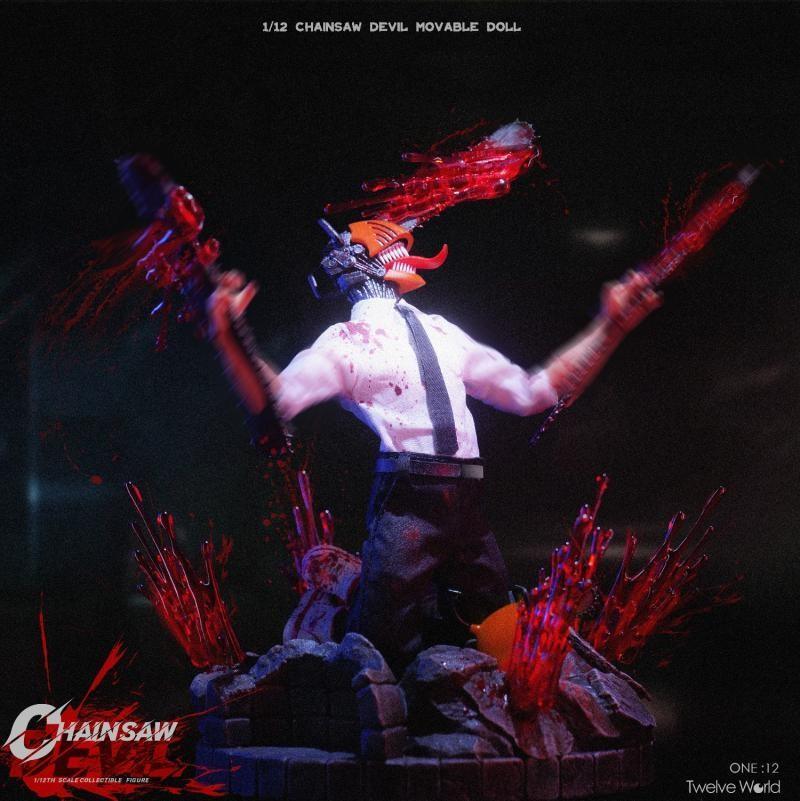 Twelve World - 1:12 Chainsaw Devil Action Figure - inshobby.com