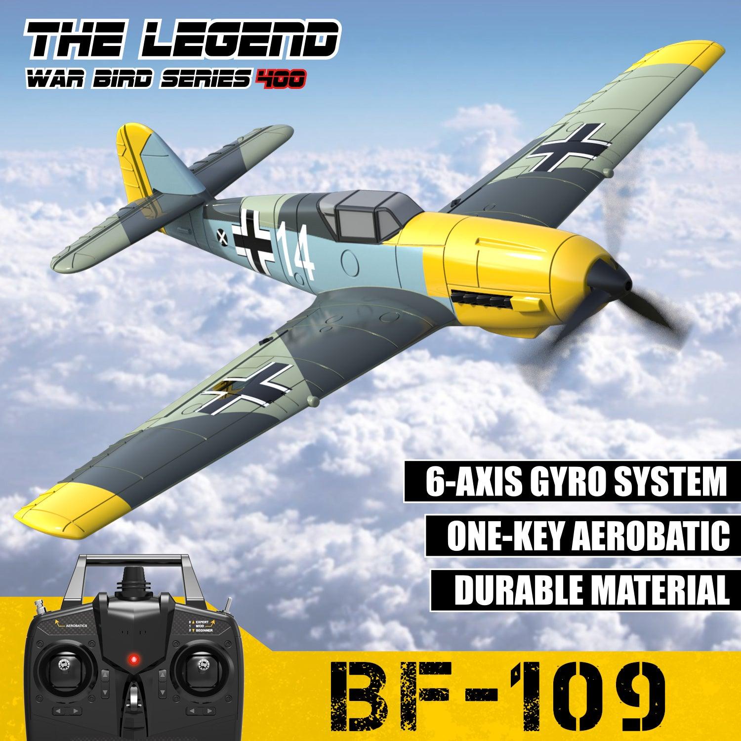Volantex - BF-109 War Bird Fighter RC Remote Control Plane - inshobby.com