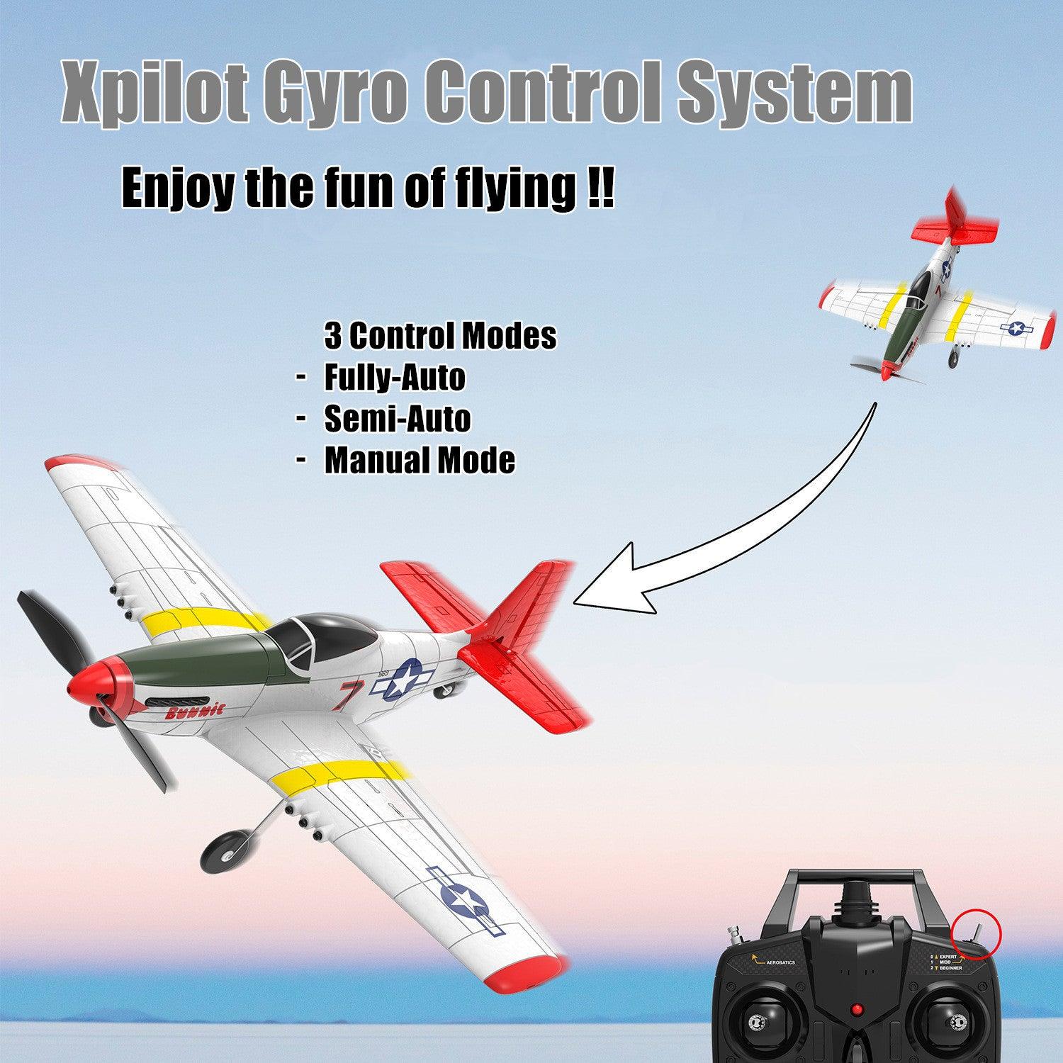 Volantex - P51D Mustang RC Remote Control Plane - inshobby.com