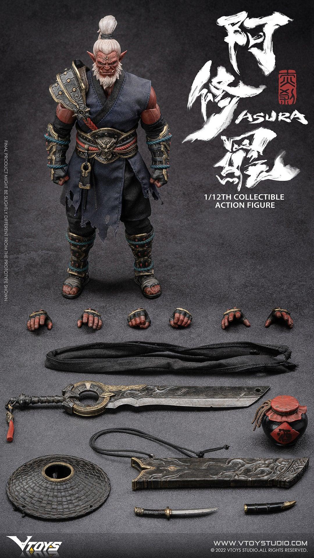 VTOYS Asura 阿修羅 赤刹 1/12 アクションフィギュア 1:12 Asura Red Demon Action Figure