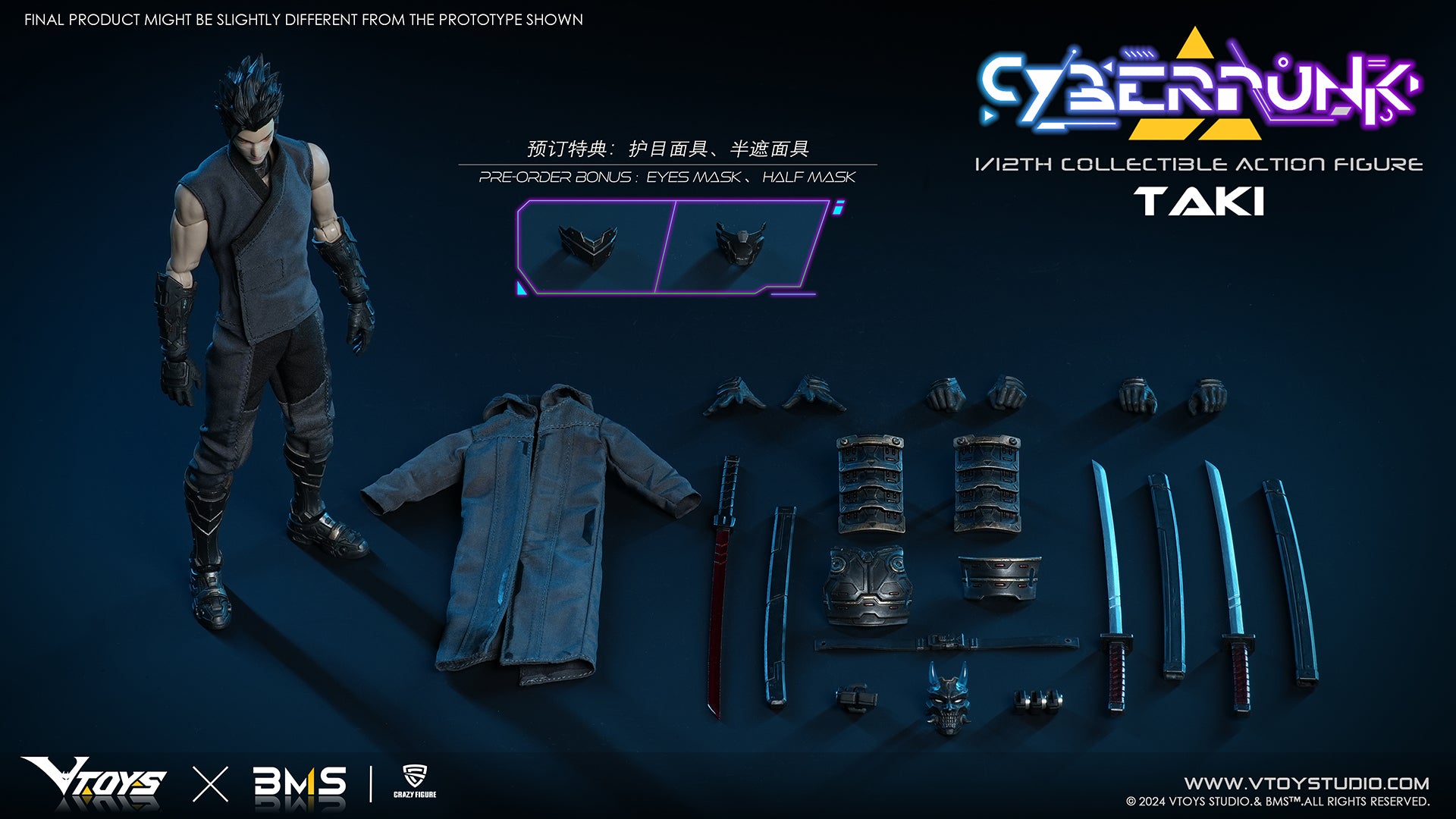 VToys - 1:12 Cyberpunk Taki Action Figure - inshobby.com