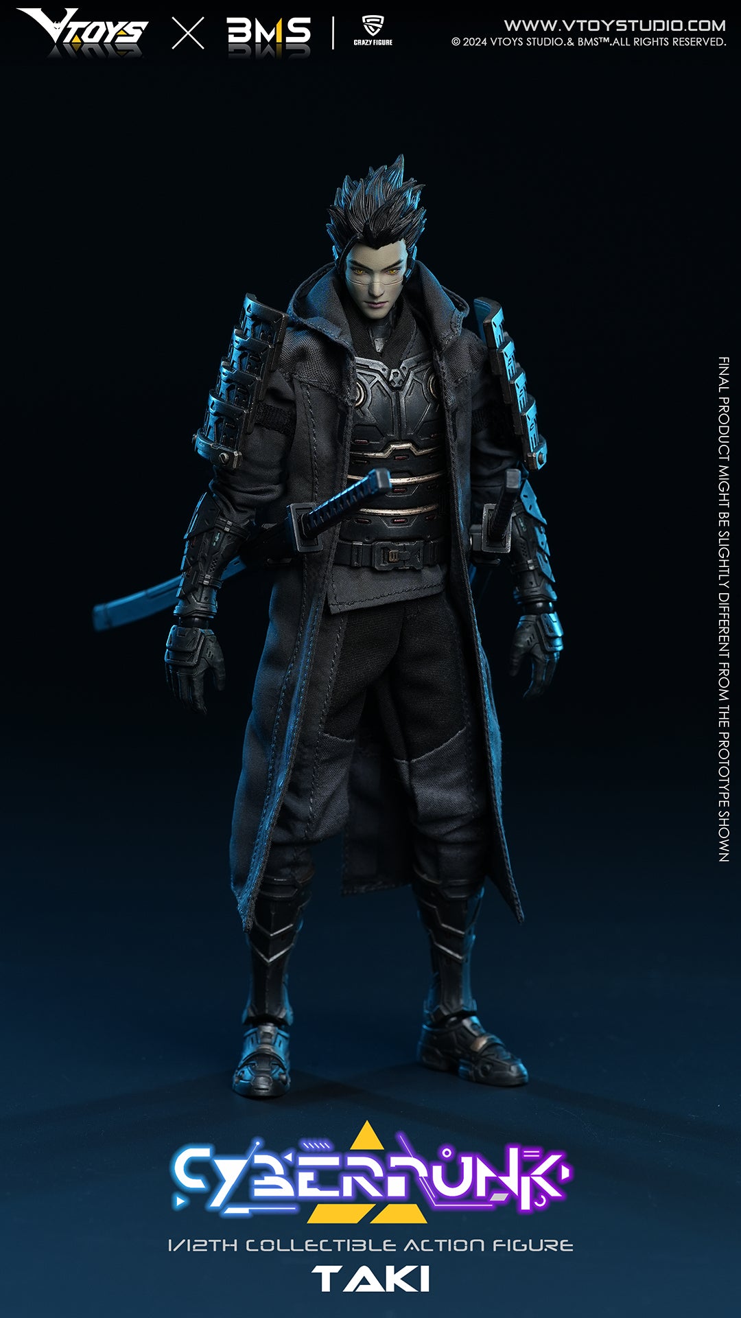 1:12 Cyberpunk Taki Action Figure