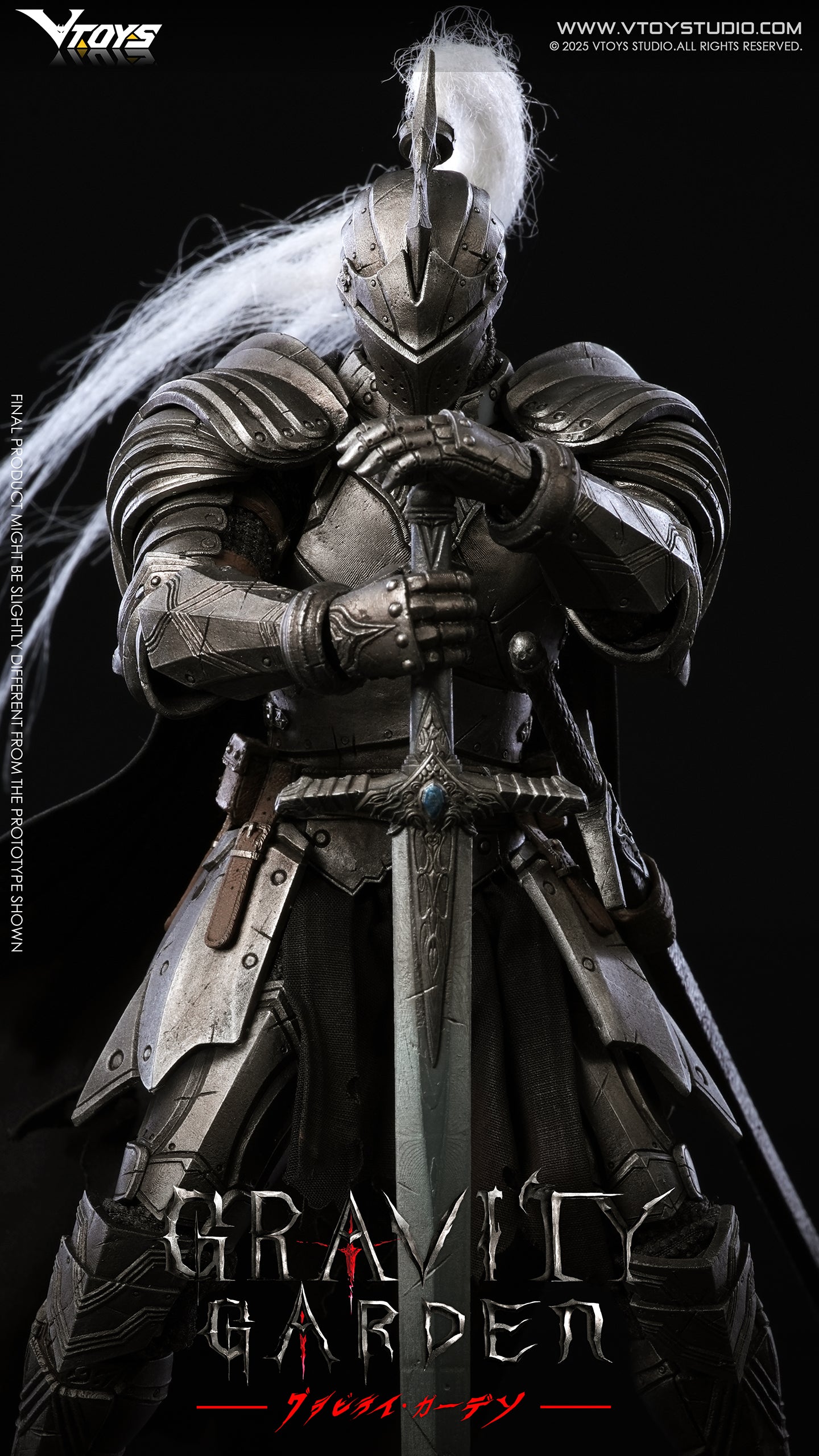 VToys - 1:12 Gravity Garden Silver Moon Knight Action Figure - inshobby.com