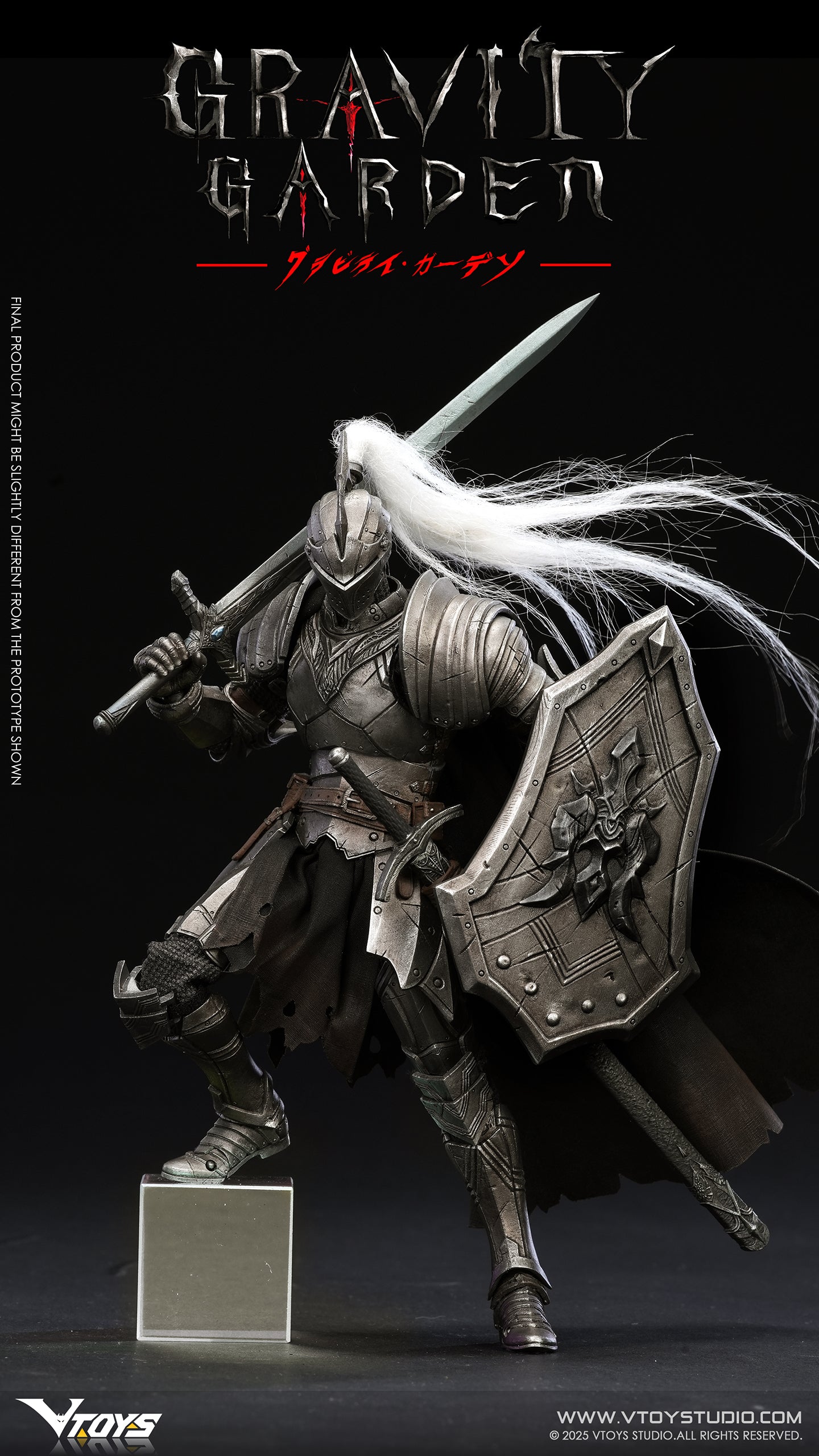 VToys - 1:12 Gravity Garden Silver Moon Knight Action Figure - inshobby.com