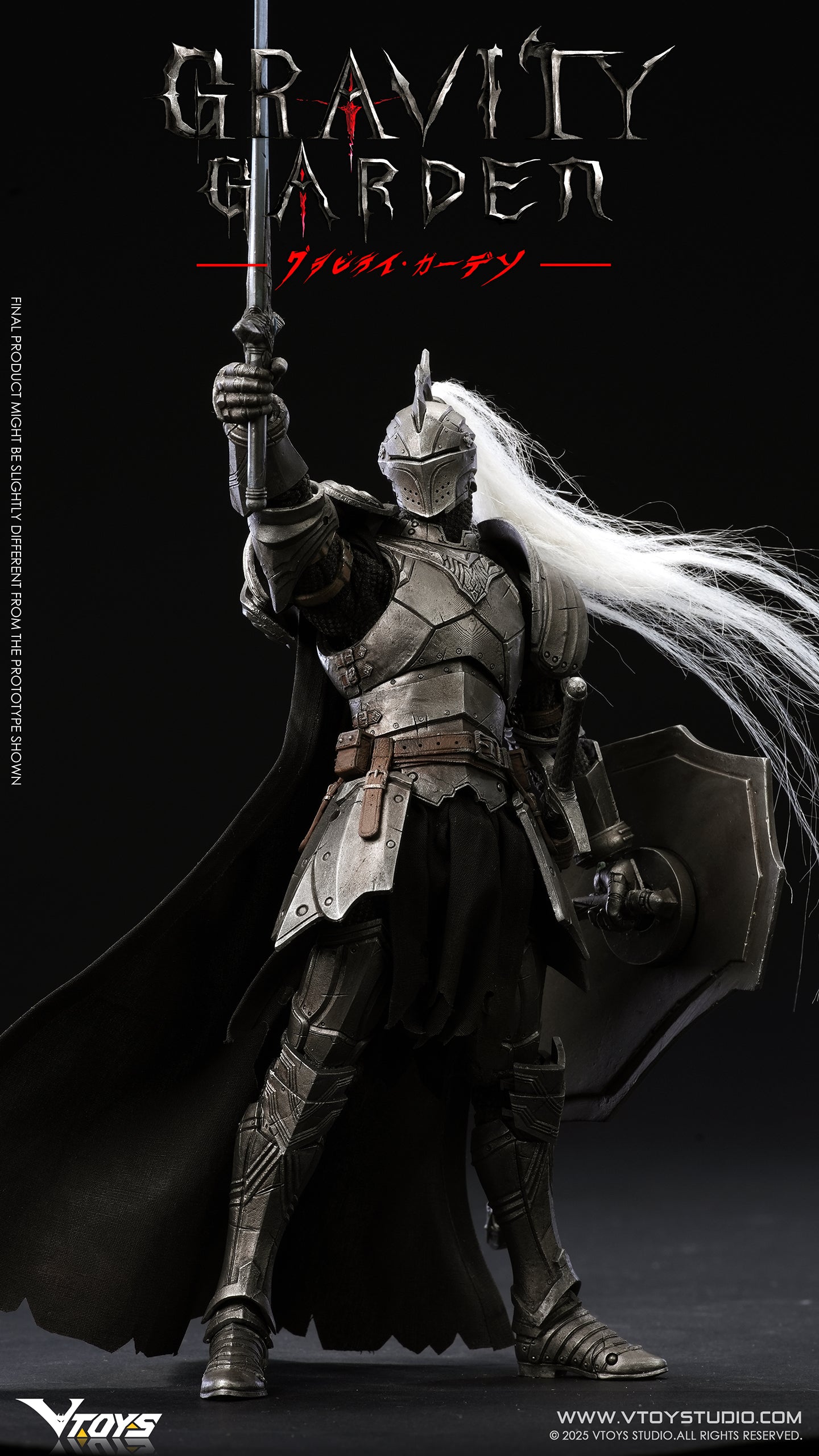 VToys - 1:12 Gravity Garden Silver Moon Knight Action Figure - inshobby.com