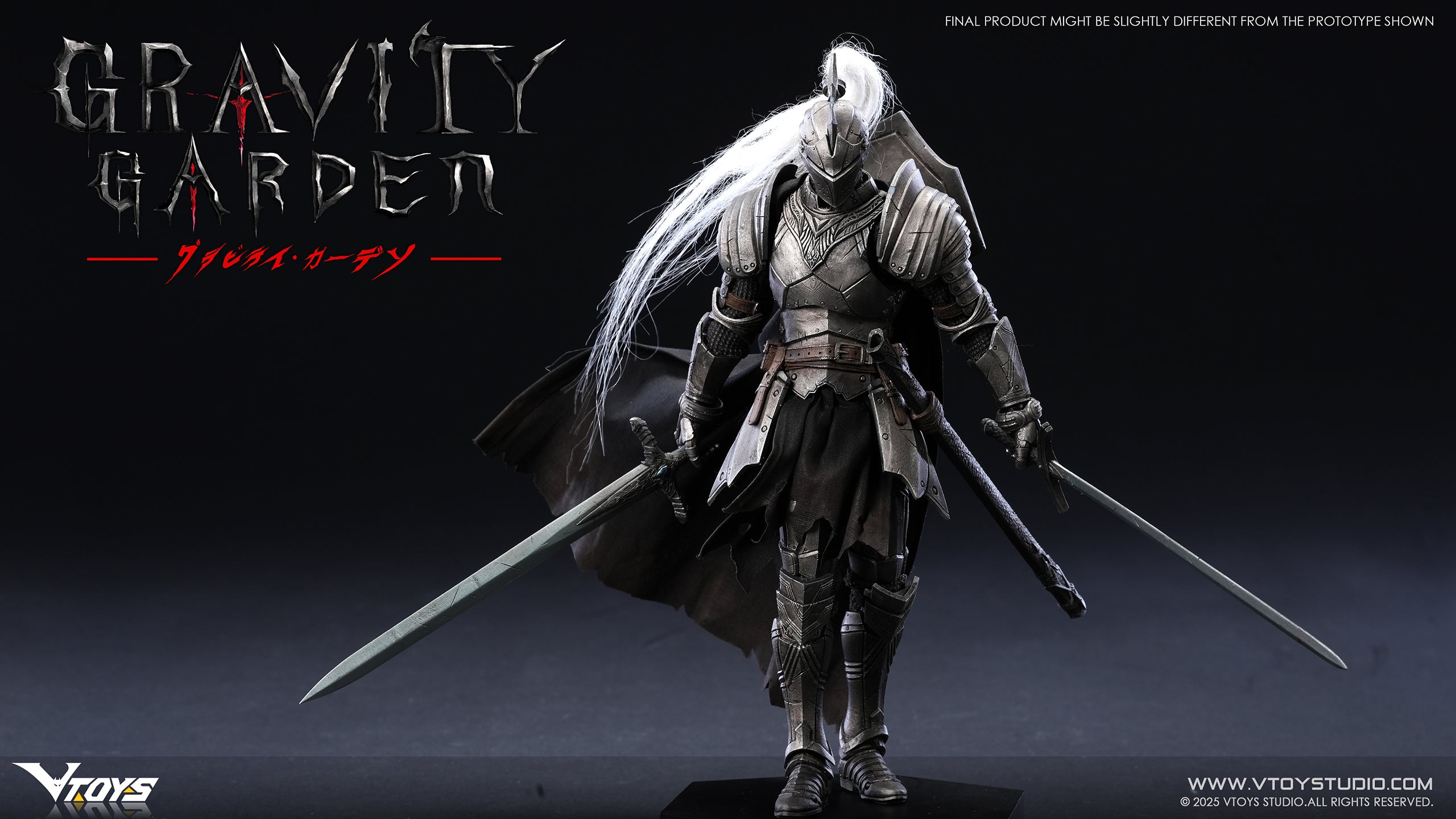 VToys - 1:12 Gravity Garden Silver Moon Knight Action Figure - inshobby.com