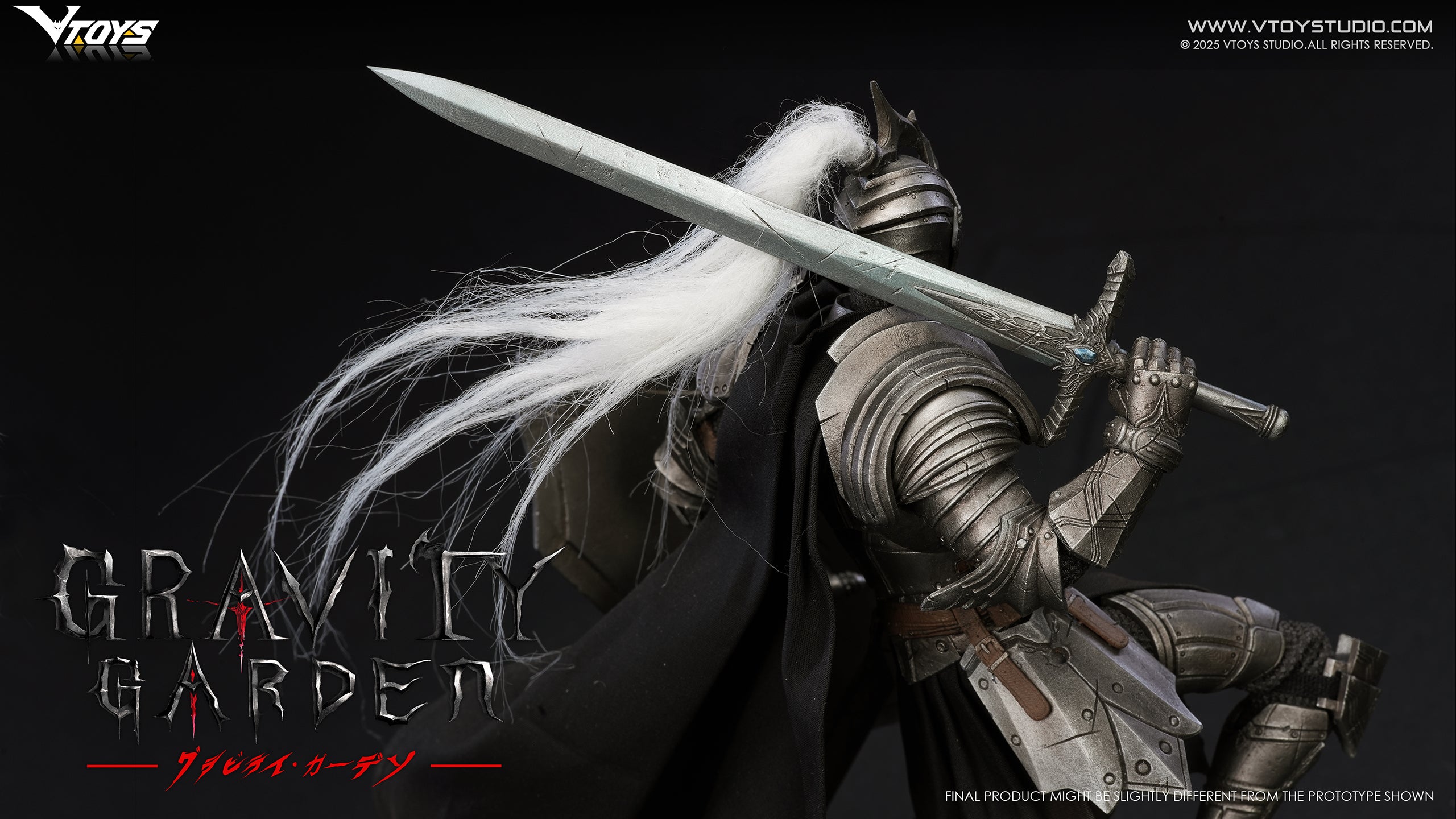VToys - 1:12 Gravity Garden Silver Moon Knight Action Figure - inshobby.com