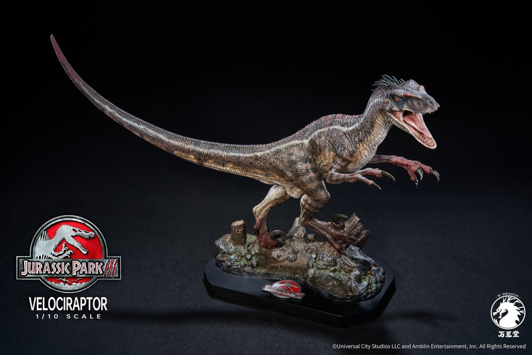 W-Dragon - 1:10 Male Velociraptor Figure Statue - inshobby.com