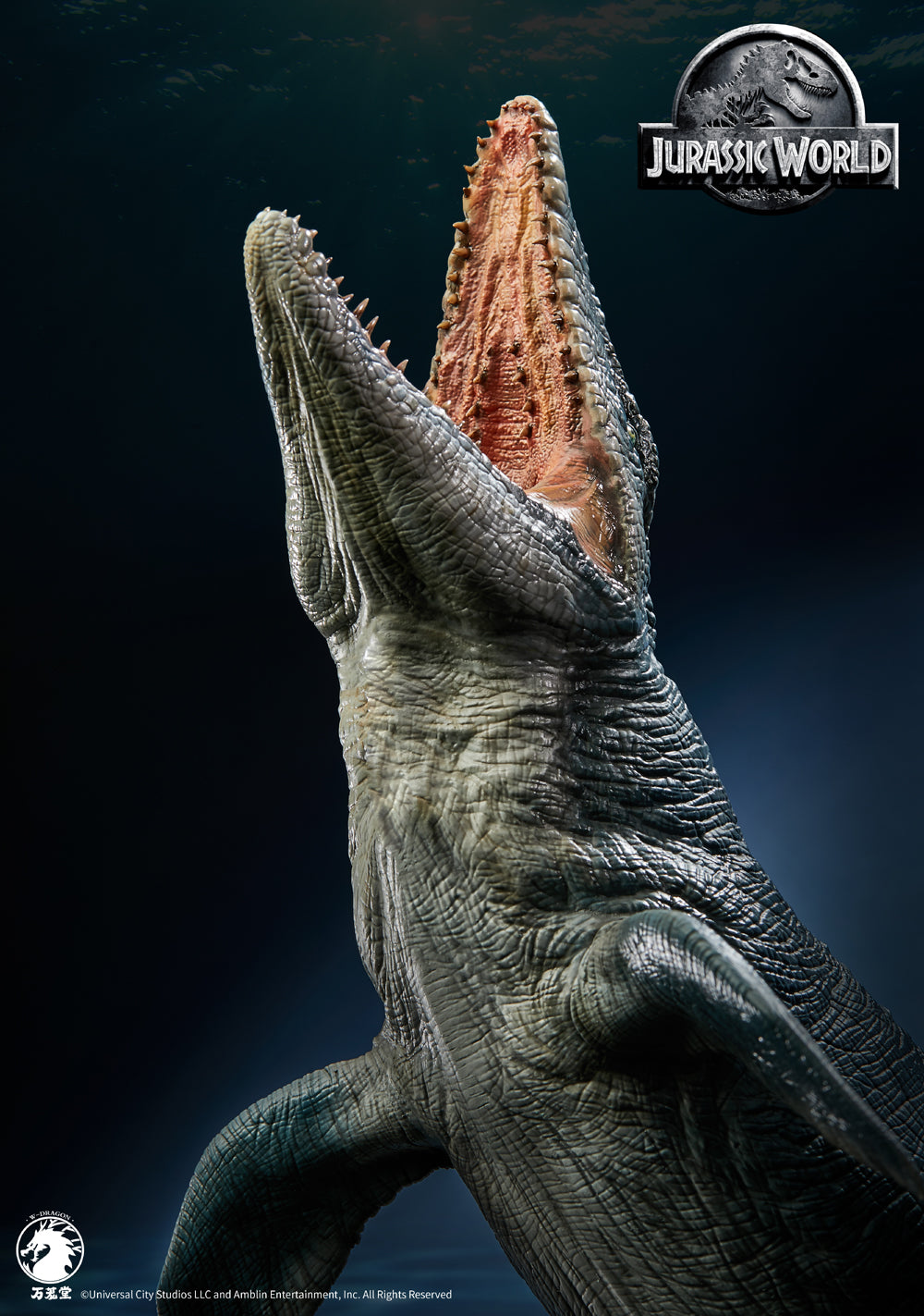 W-DRAGON Mosasaurus モササウルス 1/35 スタチュー 1:35 Mosasaurus Figure Statue