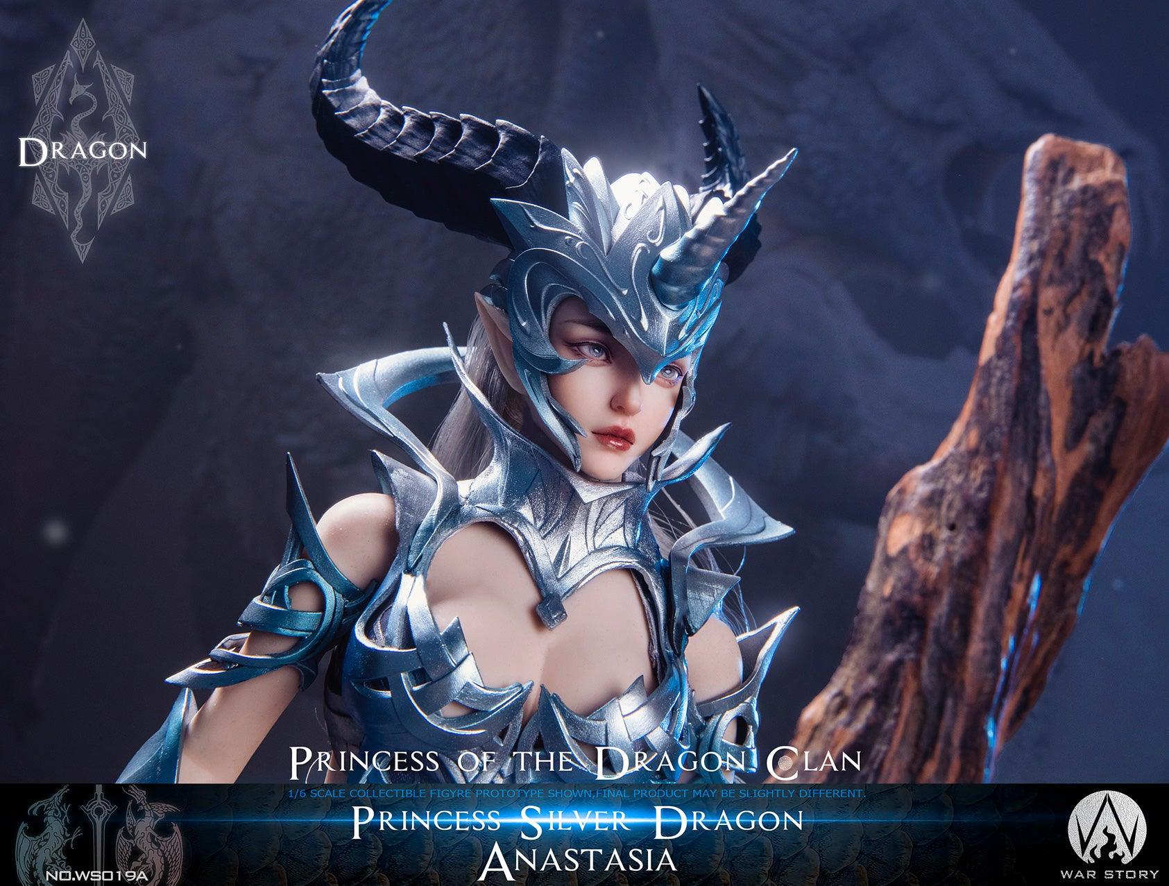 WAR STORY1/6ドラコンプリンセス アナスタシア シルバー WS019A 1:6 Anastasia Princess Silver Dragon Seamless Figure