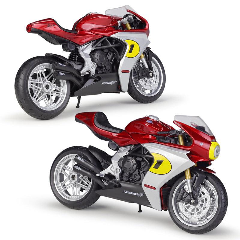 Welly - 1:12 MV Agusta Superveloce AGO Motorcycle Alloy Model Car - inshobby.com