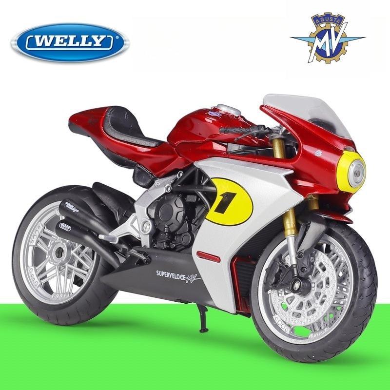 Welly - 1:12 MV Agusta Superveloce AGO Motorcycle Alloy Model Car - inshobby.com