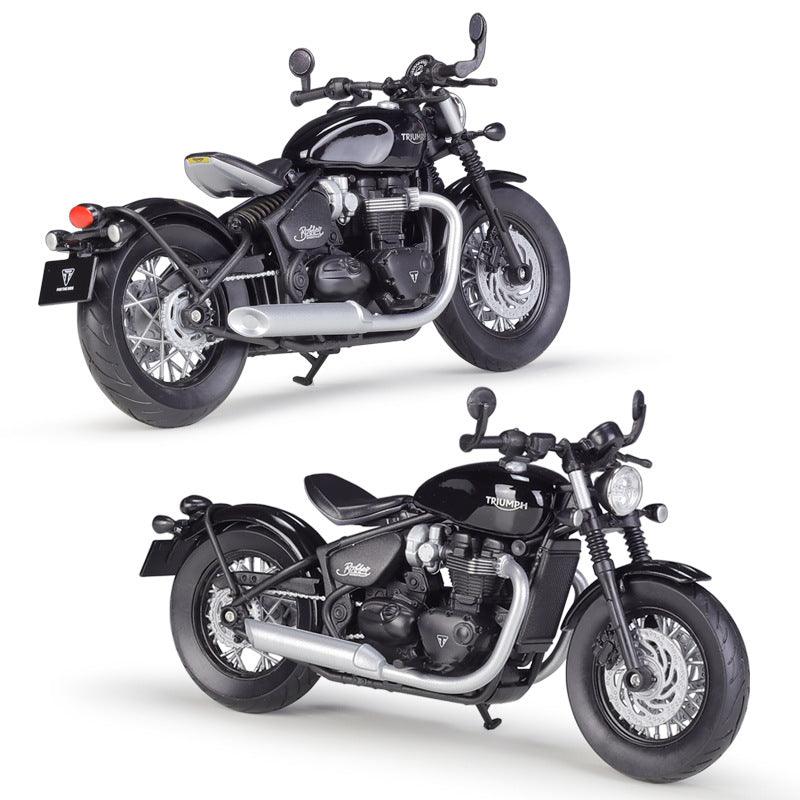 Welly - 1:12 Triumph Bonneville Bobber 2021 Motorcycle Alloy Model Car - inshobby.com
