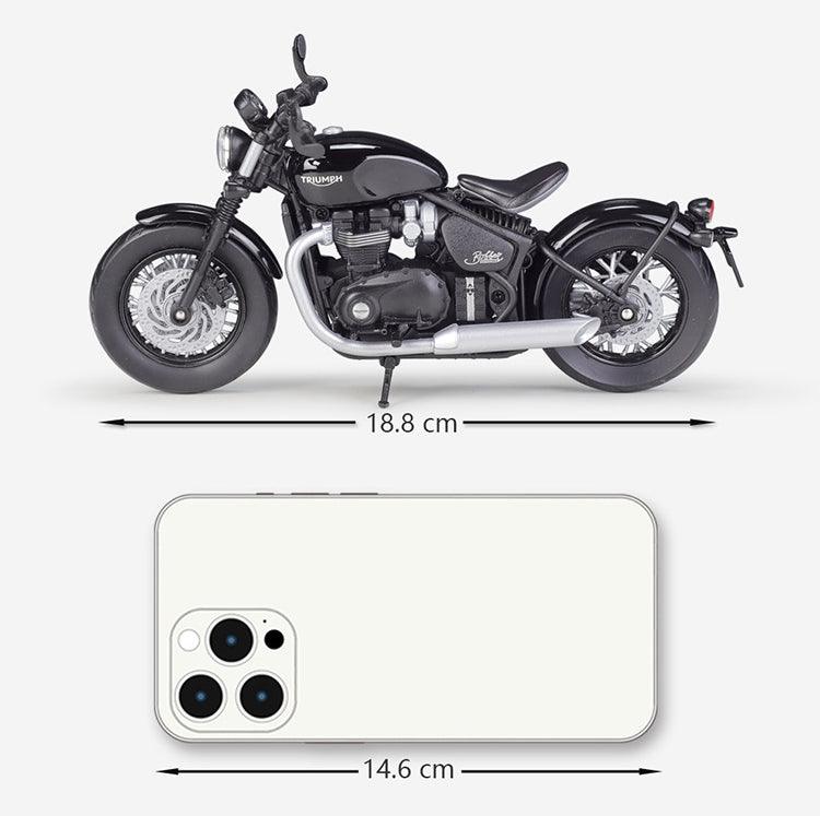 Welly - 1:12 Triumph Bonneville Bobber 2021 Motorcycle Alloy Model Car - inshobby.com