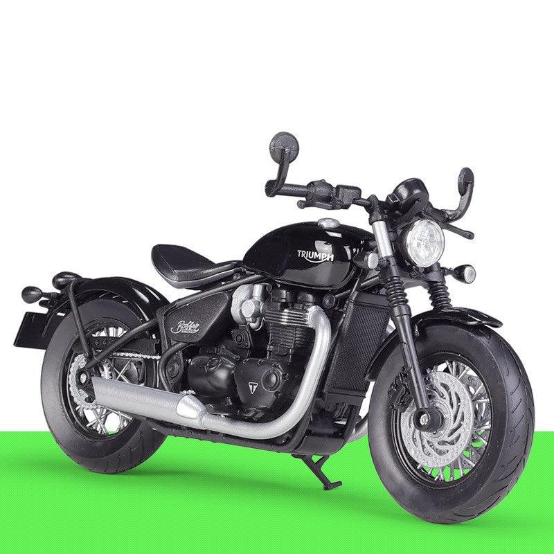 Welly - 1:12 Triumph Bonneville Bobber 2021 Motorcycle Alloy Model Car - inshobby.com
