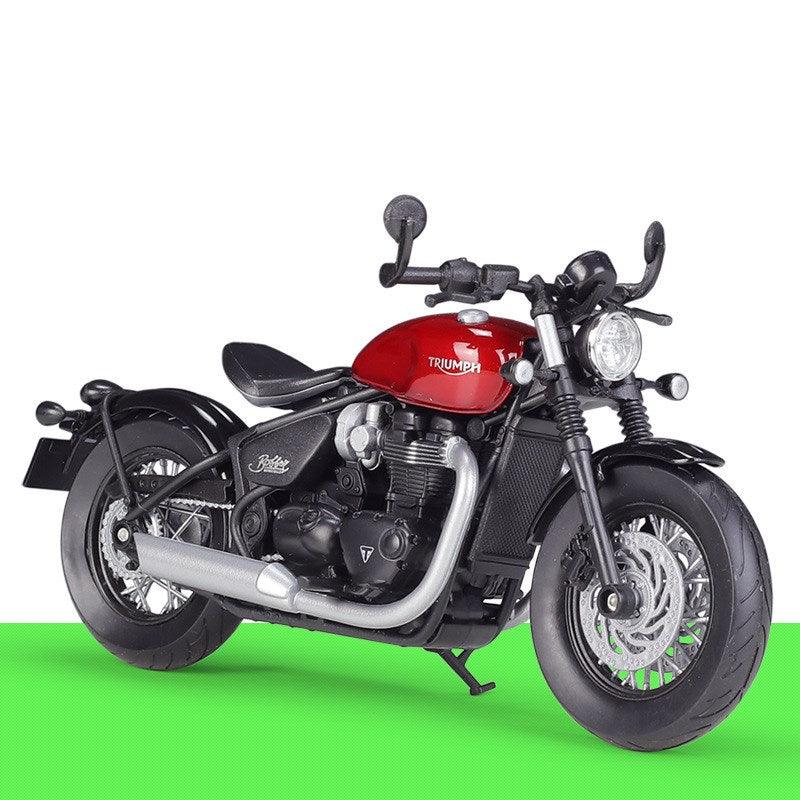 Welly - 1:12 Triumph Bonneville Bobber 2021 Motorcycle Alloy Model Car - inshobby.com