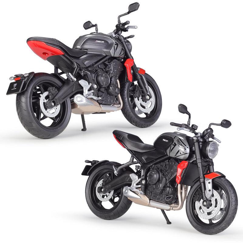 Welly - 1:12 Triumph Trident 660 Motorcycle Alloy Model Car - inshobby.com
