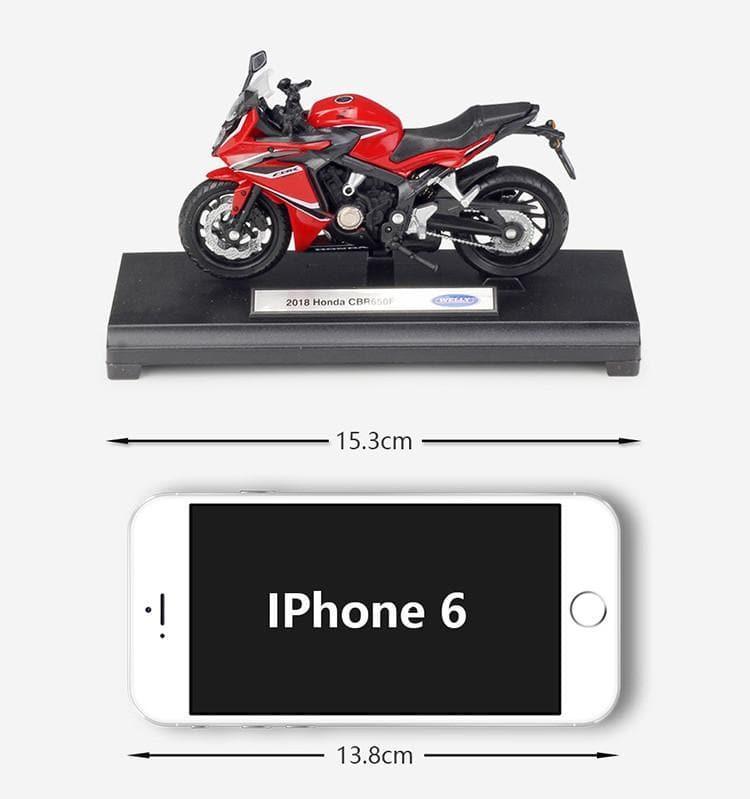 Welly - 1:18 Honda CBR650F 2018 Motorcycle Alloy Model Car - inshobby.com