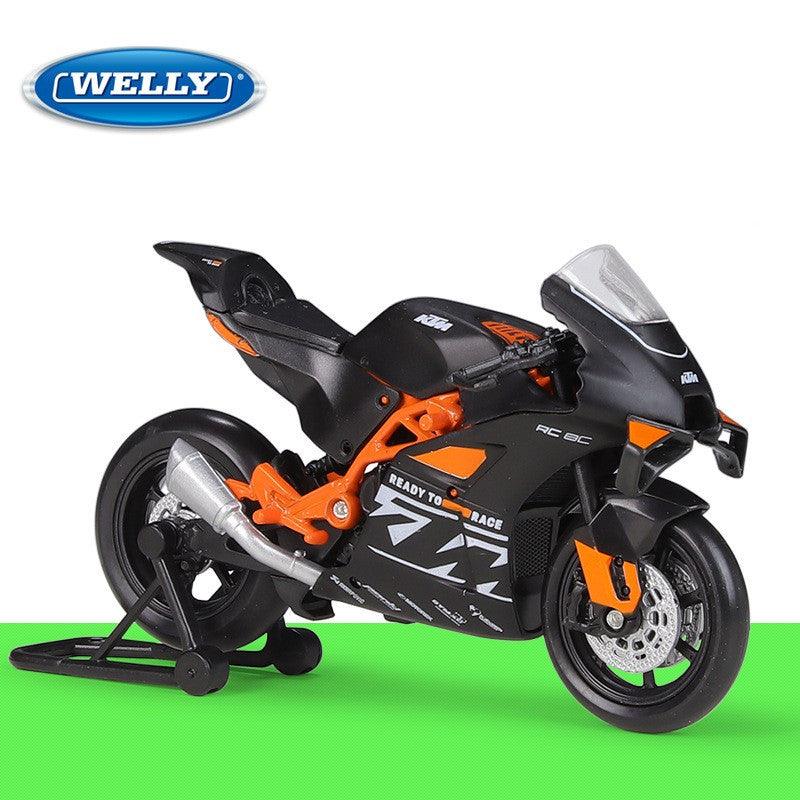 1:18 KTM RC8 8C Motorcycle Aloy Model Gari