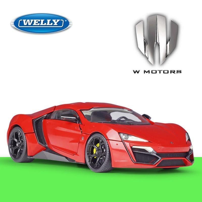 Welly - 1:18 Lykan Hypersport Alloy Model Car - inshobby.com