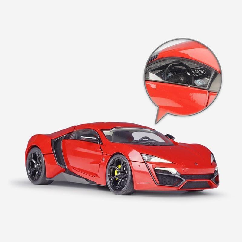 Welly - 1:18 Lykan Hypersport Alloy Model Car - inshobby.com