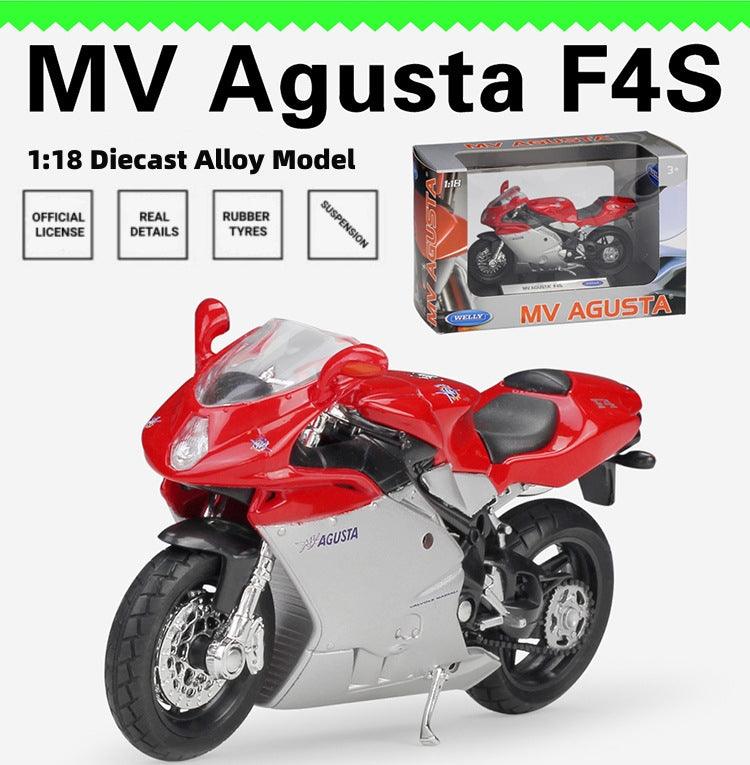 Welly - 1:18 MV Agusta F4S Motorcycle Alloy Model Car - inshobby.com