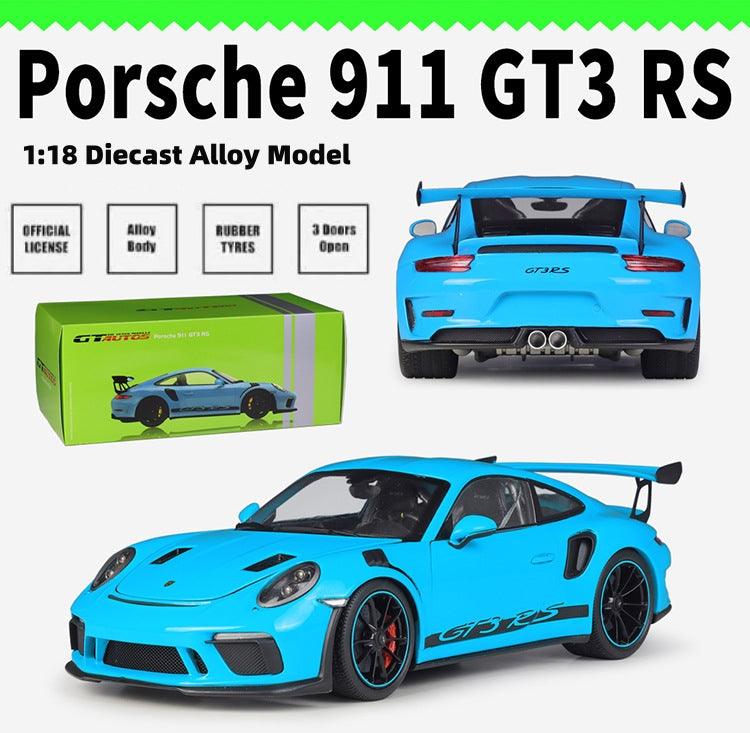 Welly - 1:18 Porsche 911 GT3 RS Alloy Model Car - inshobby.com